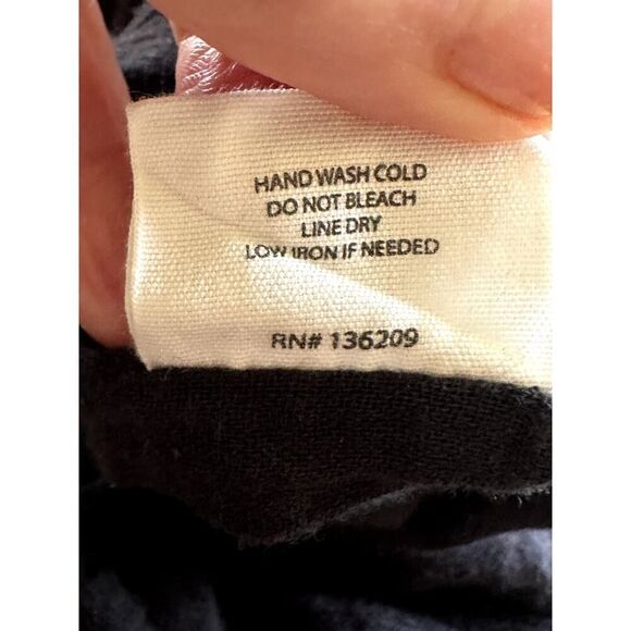 HATCH Women's Maternity Cotton Ditsy Floral Long Sleeve Jumpsuit Black Size 2 - Picture 16 of 16